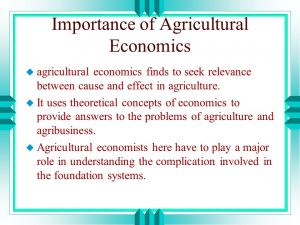 WBCS Agro-economics - Agriculture Notes IMAGE