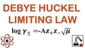 WBCS Debye-Huckel Limiting Law - Chemistry Notes IMAGE