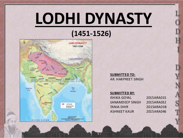 WBCS Downfall Of Lodhi Dynasty - History Notes IMAGE