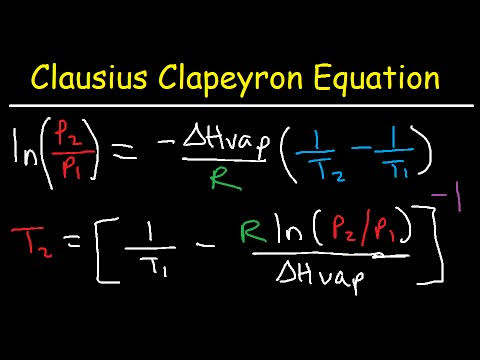 WBCS Notes On - Chemistry - Clausius-Clapeyron Equation IMAGE