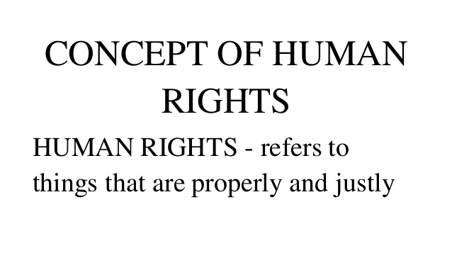 WBCS Political Science Notes On - Concept Of Human Rights IMAGE