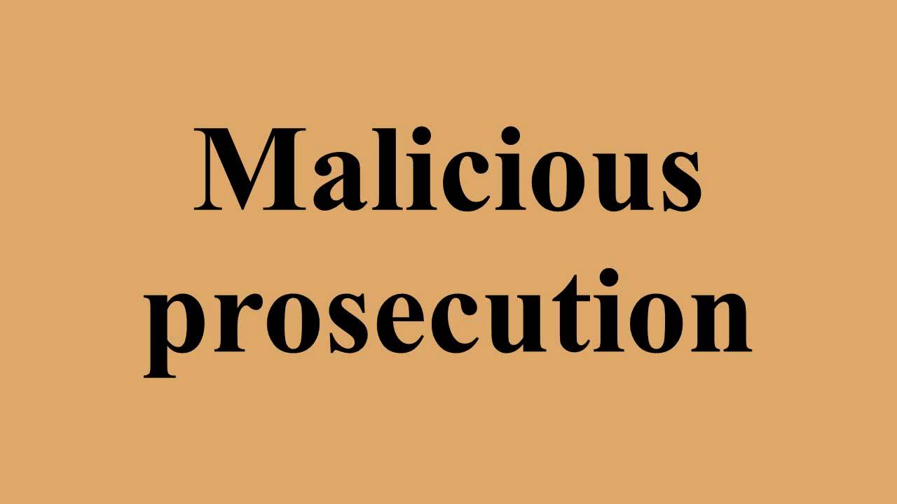 WBCS Malicious Prosecution - Law Notes IMAGE