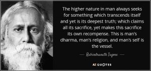 WBCS Nature Of Man - Rabindranath Tagore -Philosophy Notes IMAGE