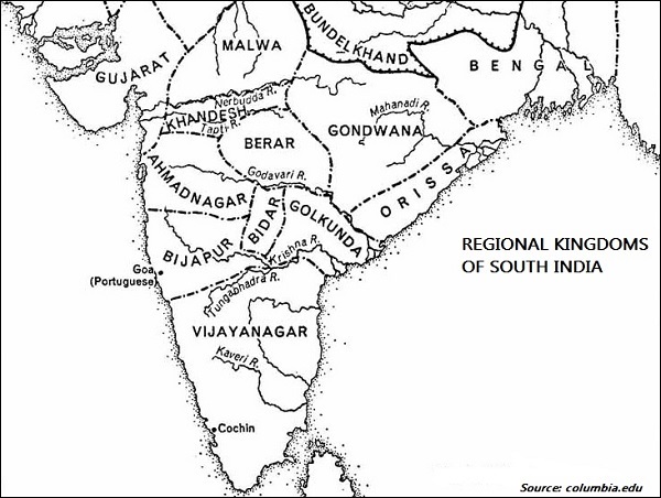 WBCS Deccan And South India - Indian History Notes IMAGE