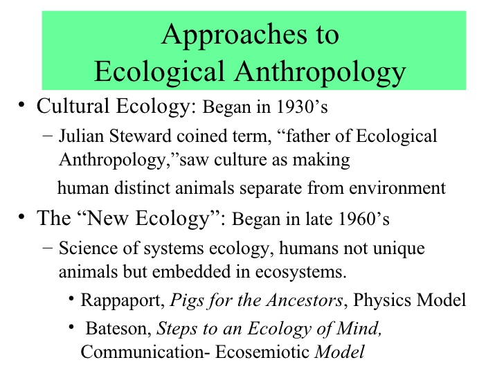 WBCS Concept Of Ecological Anthropology - Notes IMAGE