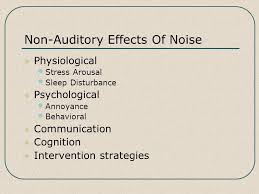 WBCS Physiology - Non-Auditory Effects Of Noise NOTES IMAGE