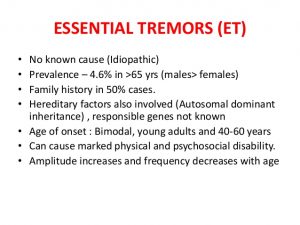 WBCS Medical Science - Causes Of Tremor NOTES IMAGE