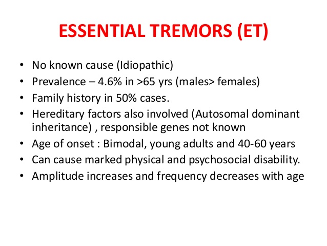 WBCS Medical Science - Causes Of Tremor NOTES IMAGE
