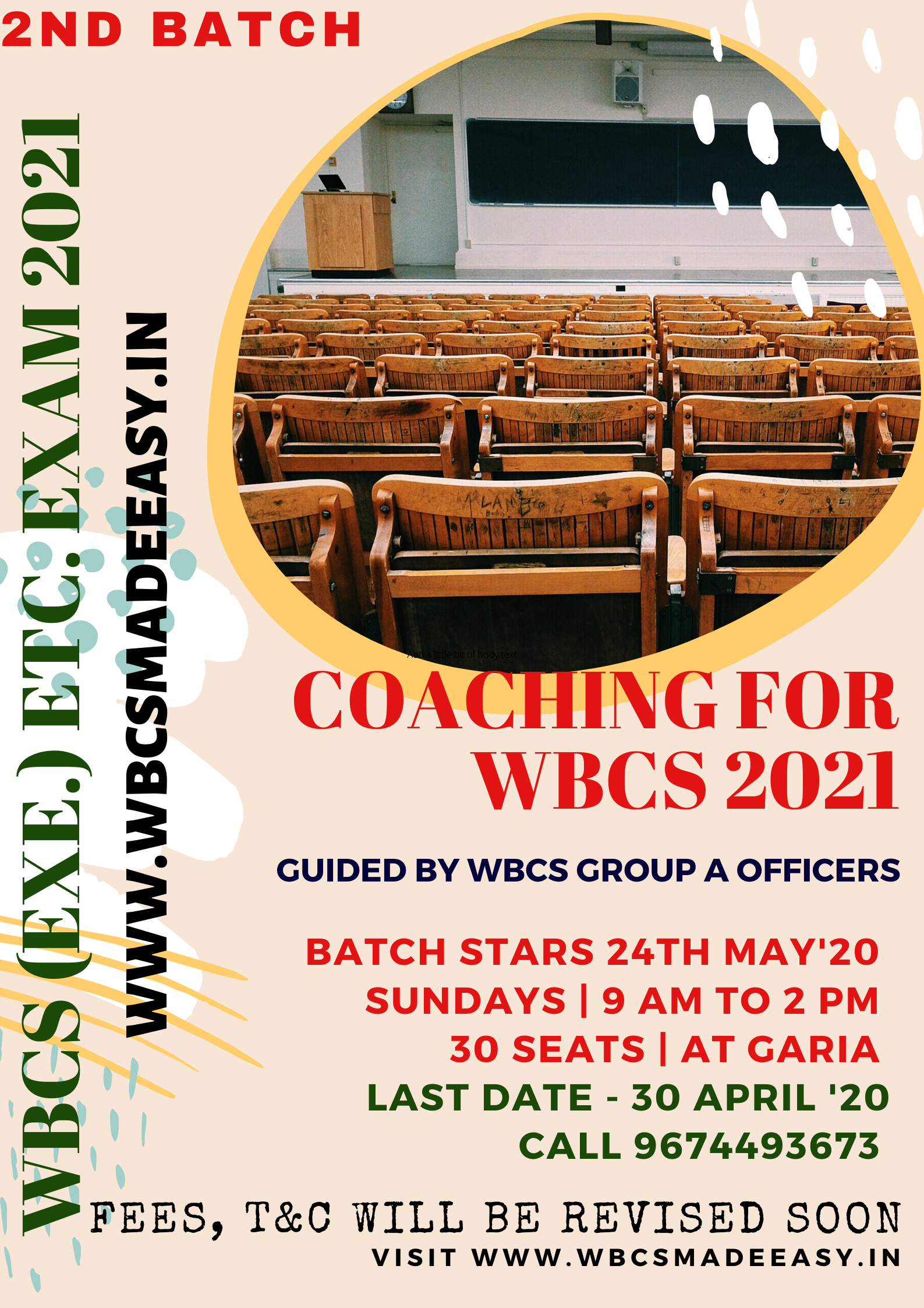 WBCS 2021 General Mock Test Preliminary notice imgae