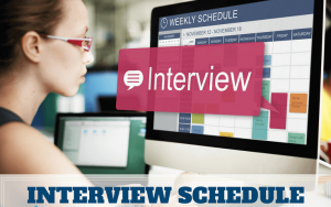 WBCS Interview Schedule